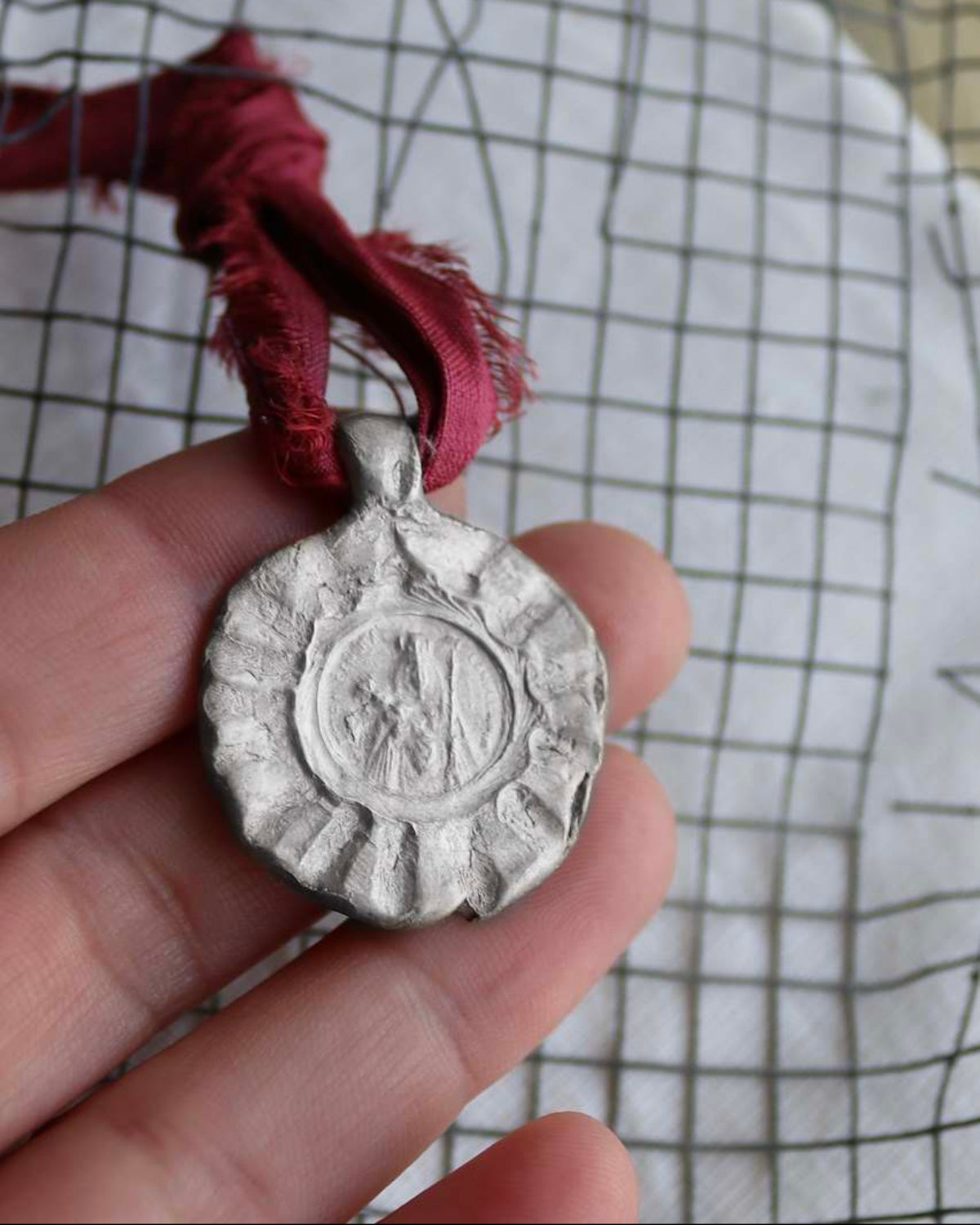 Virgen de la Candelaria Colgante - Plata