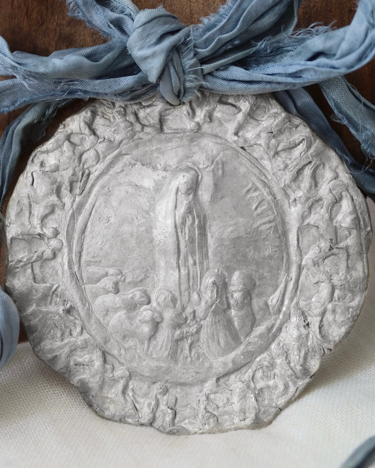 Virgen de Fátima Cuna - Plata