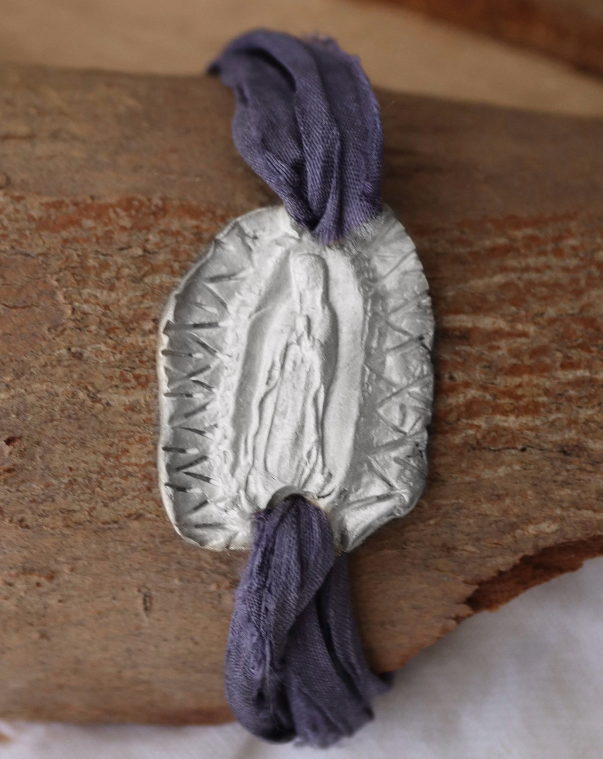 Virgen Guadalupana Pulsera - Plata