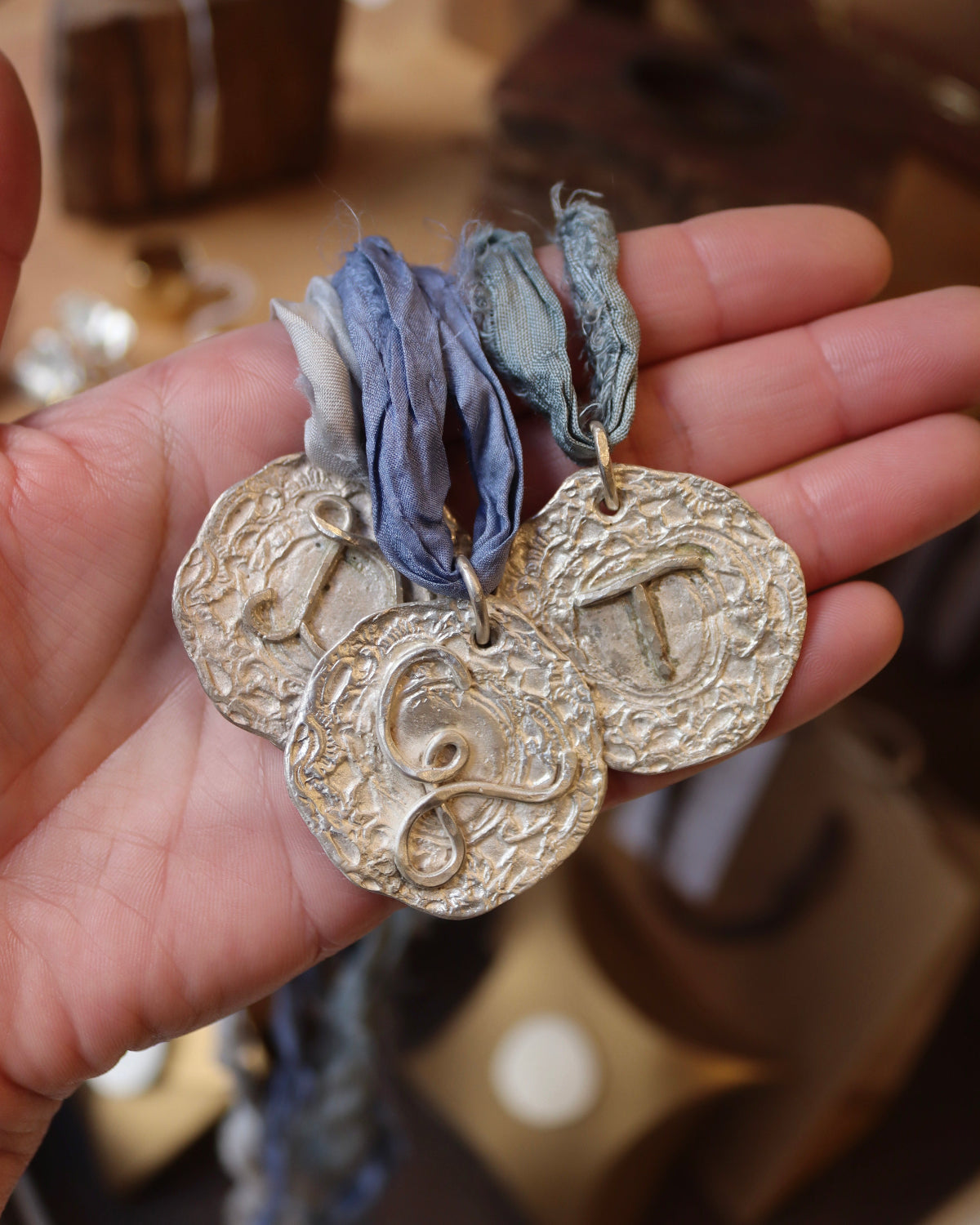 Medal with a Medium Initial - Silver