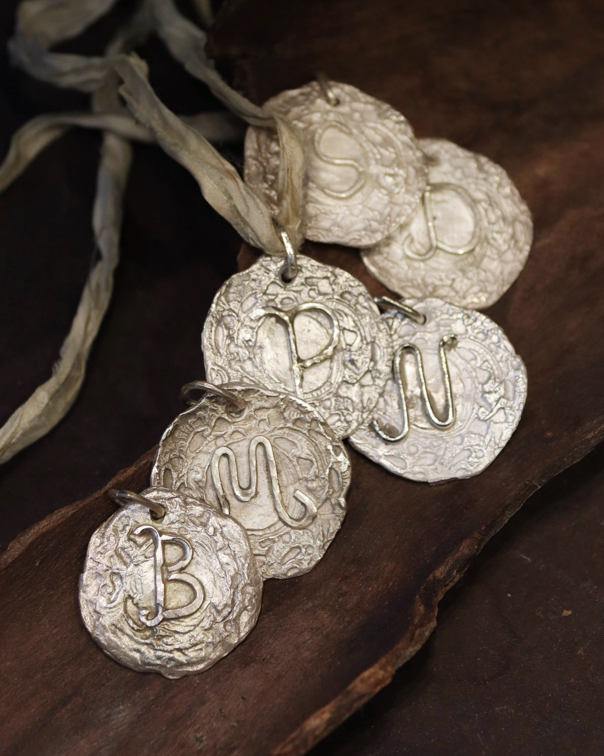 Medal with a Medium Initial - Silver