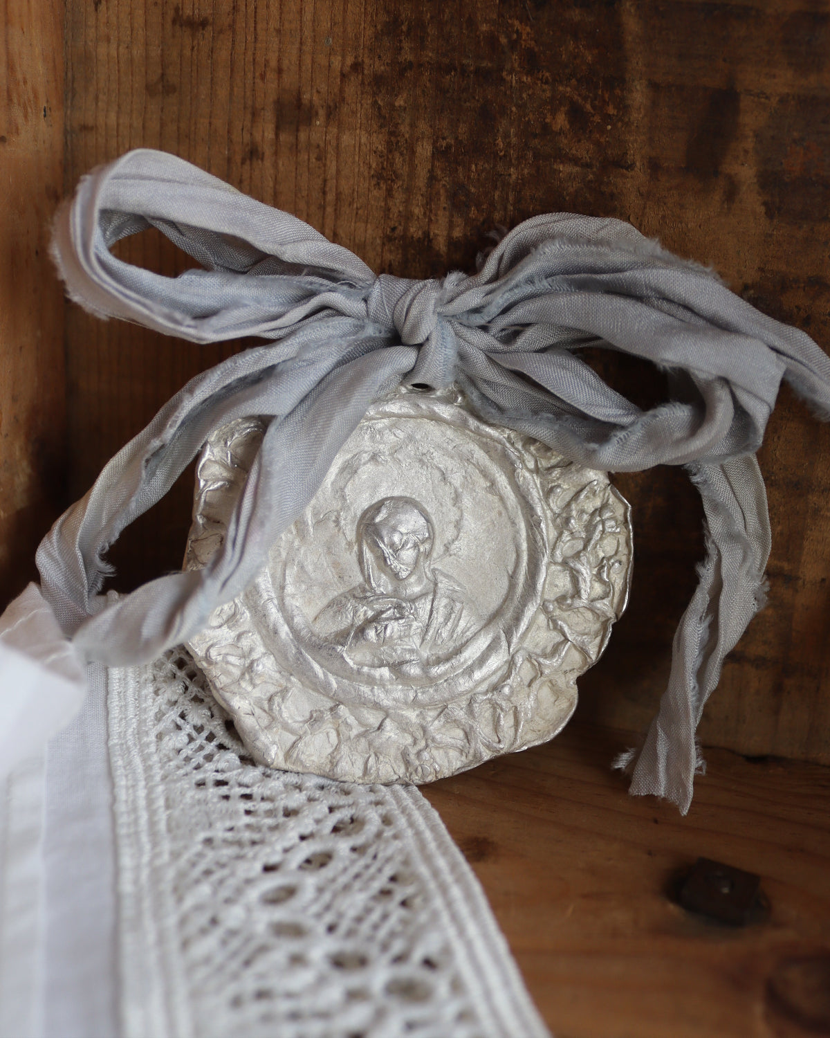 Virgen de la Merced Cuna - Plata