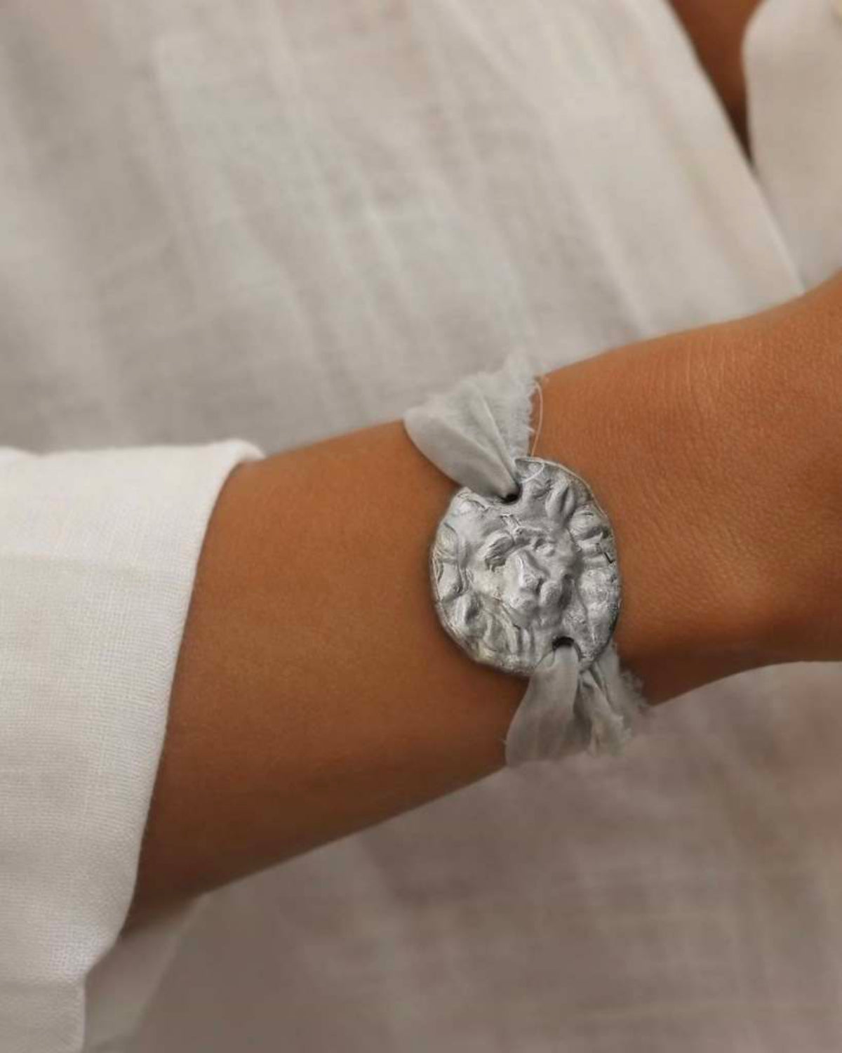 León Pulsera - Plata