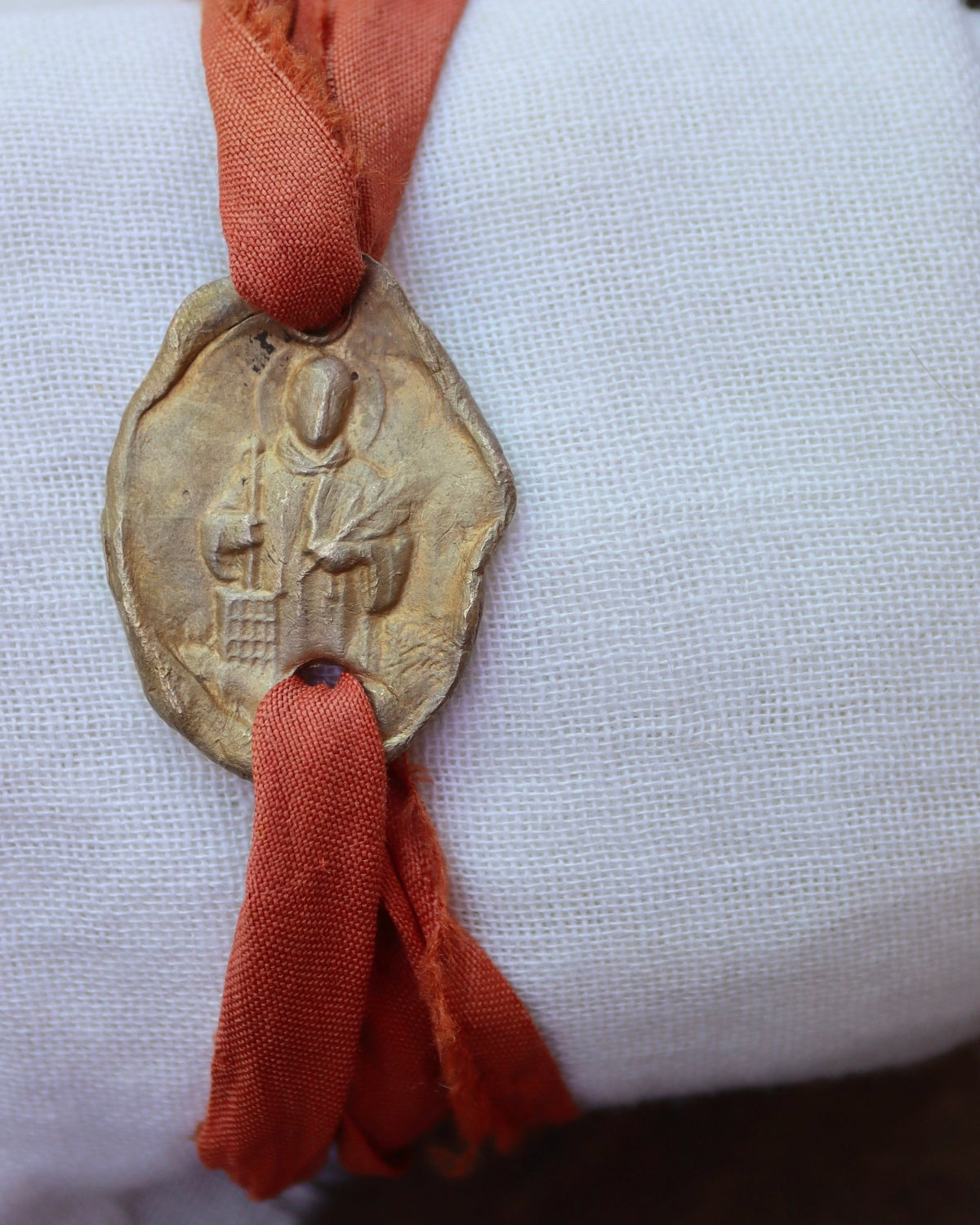 San Lorenzo Pulsera - Latón dorado