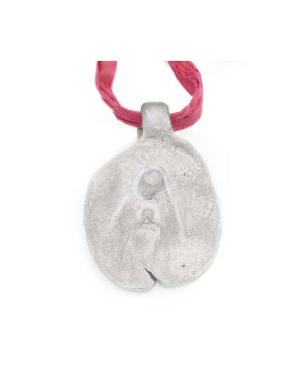 Virgen de la Paloma Colgante - Plata