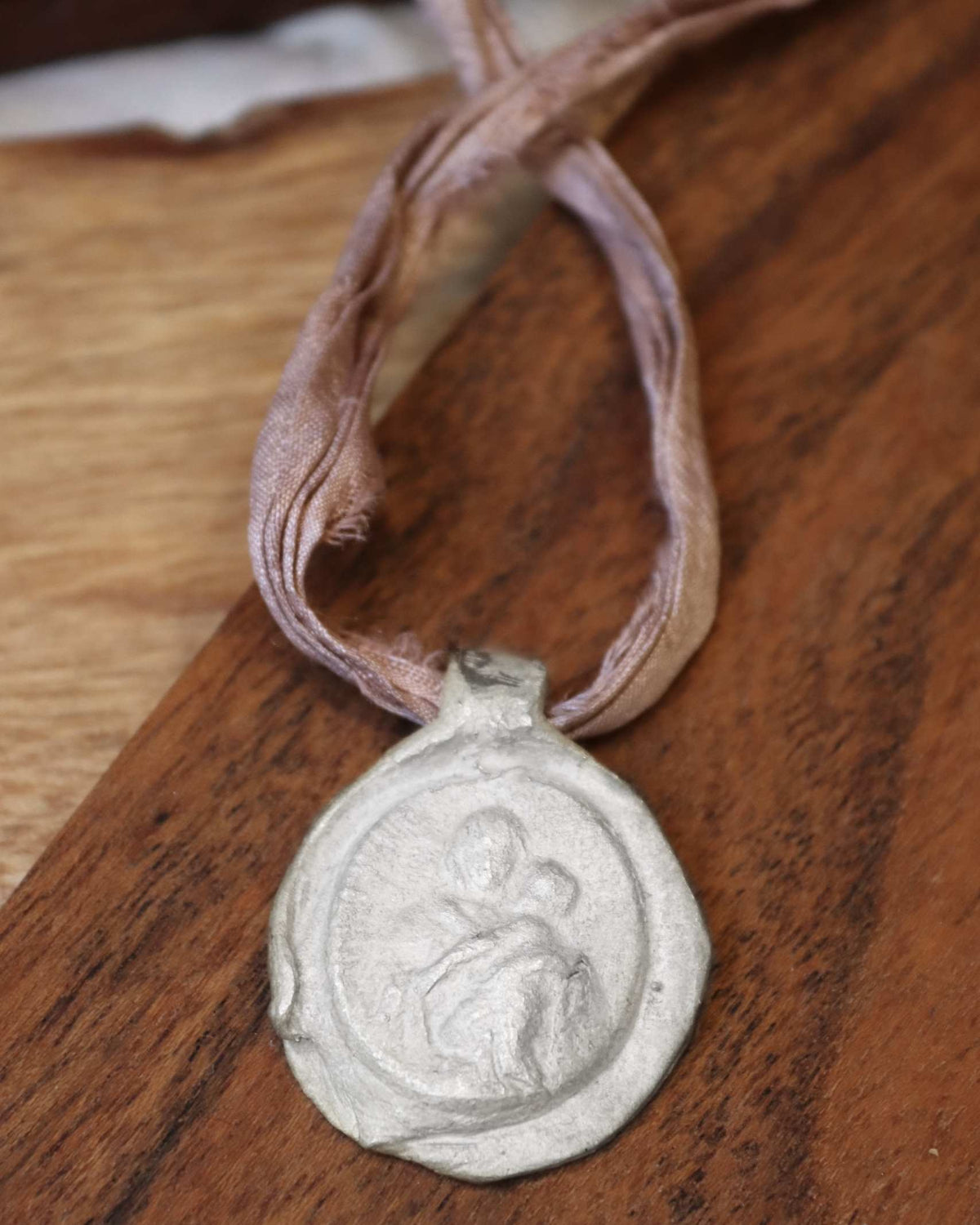 Virgen de Schoenstatt Colgante - Plata