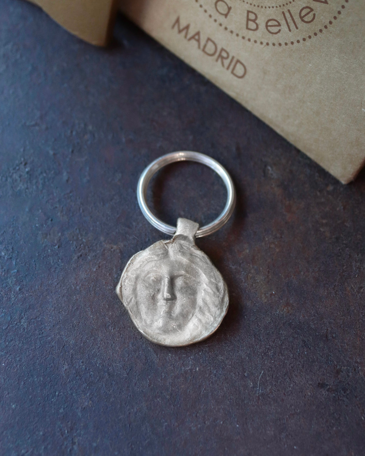Moneda Medusa Llavero - Plata