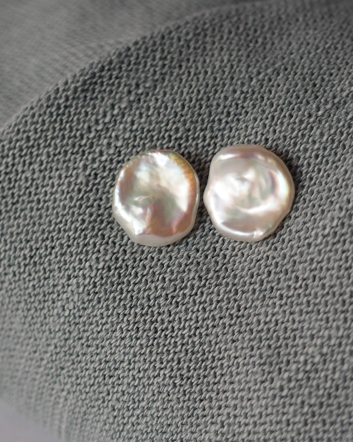 Pendientes Perlas Barrocas Planas