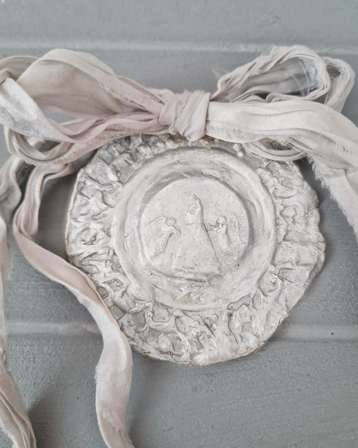 Virgen del Pilar Cuna - Plata