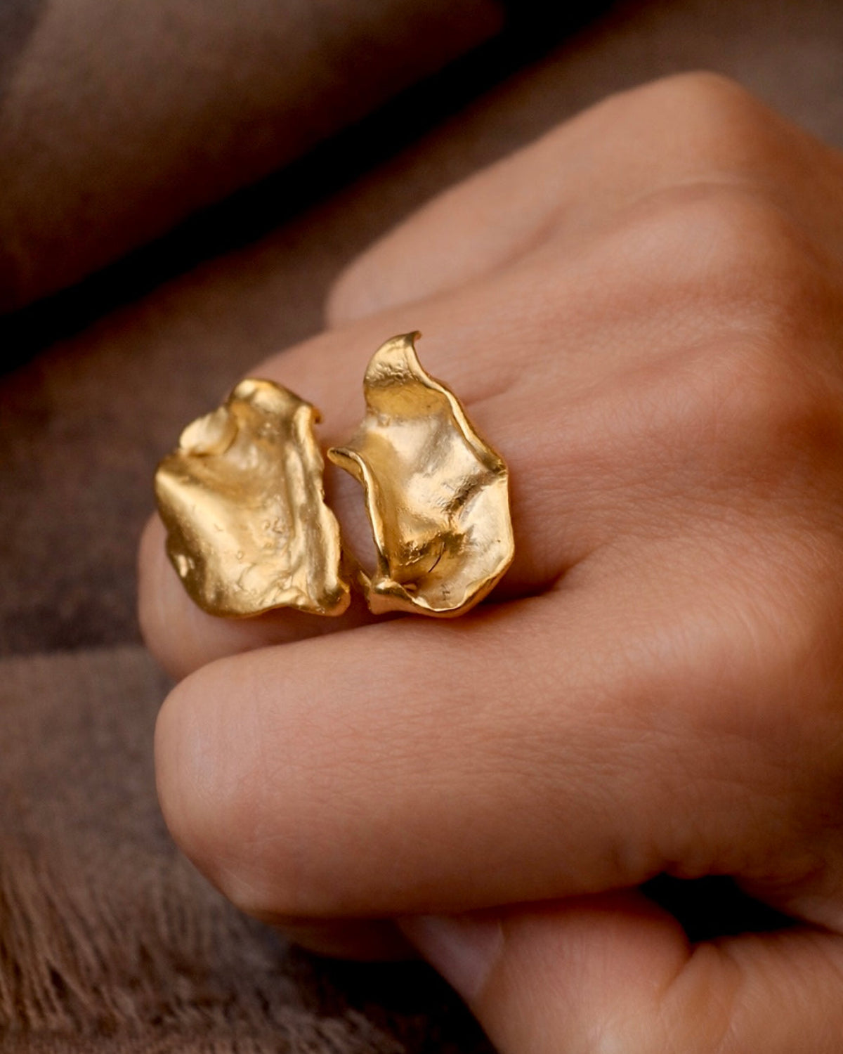 Anillo Pino - Dorado