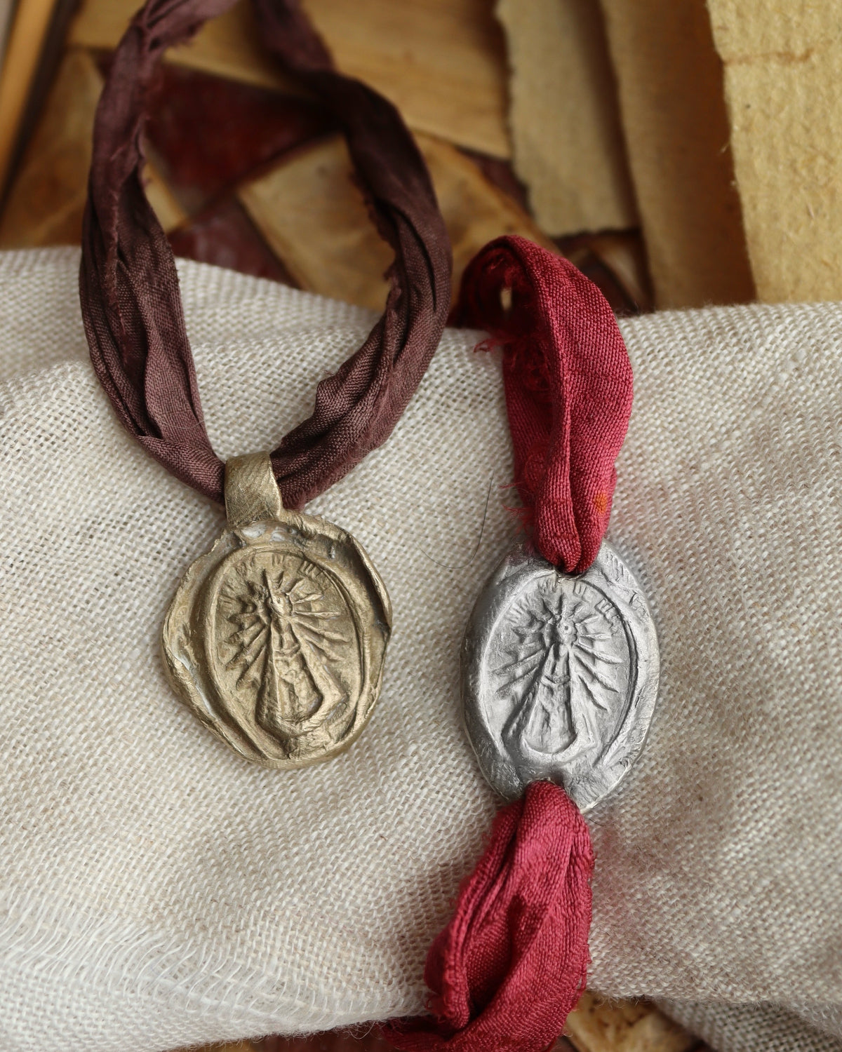 Virgen de Luján Pulsera - Plata