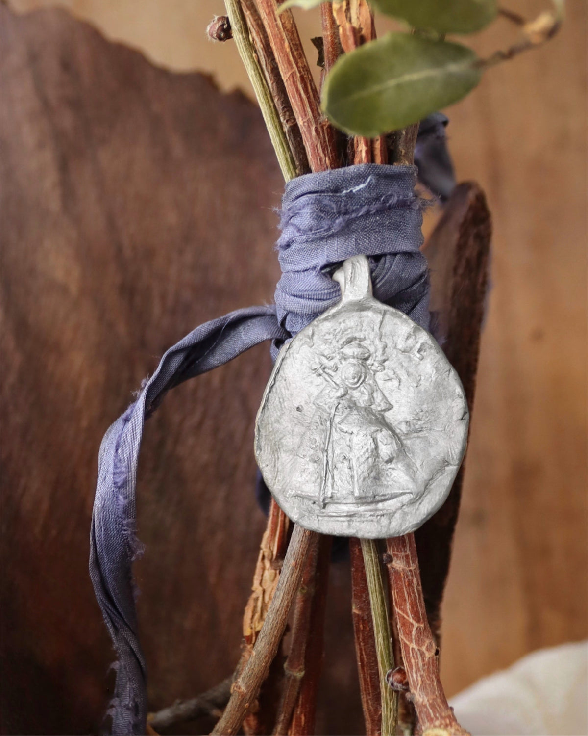 Virgen de Guadalupe Ramo - Plata