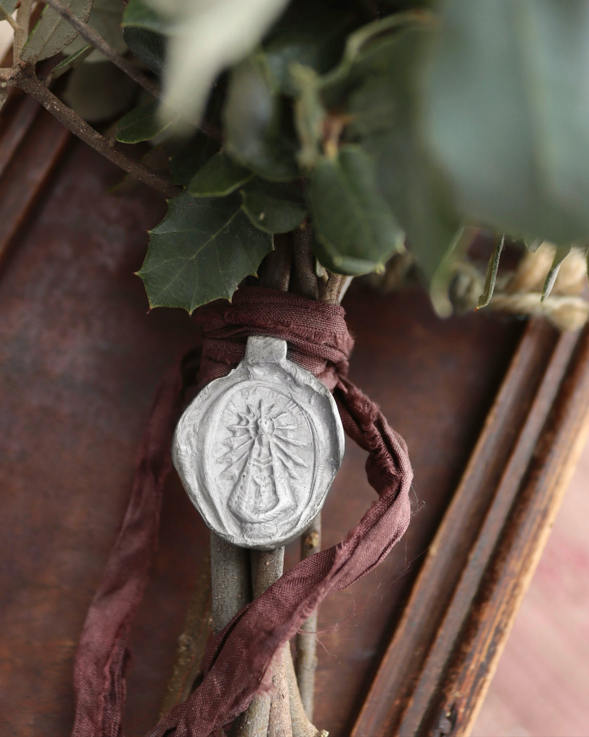 Virgen de Luján Ramo - Plata