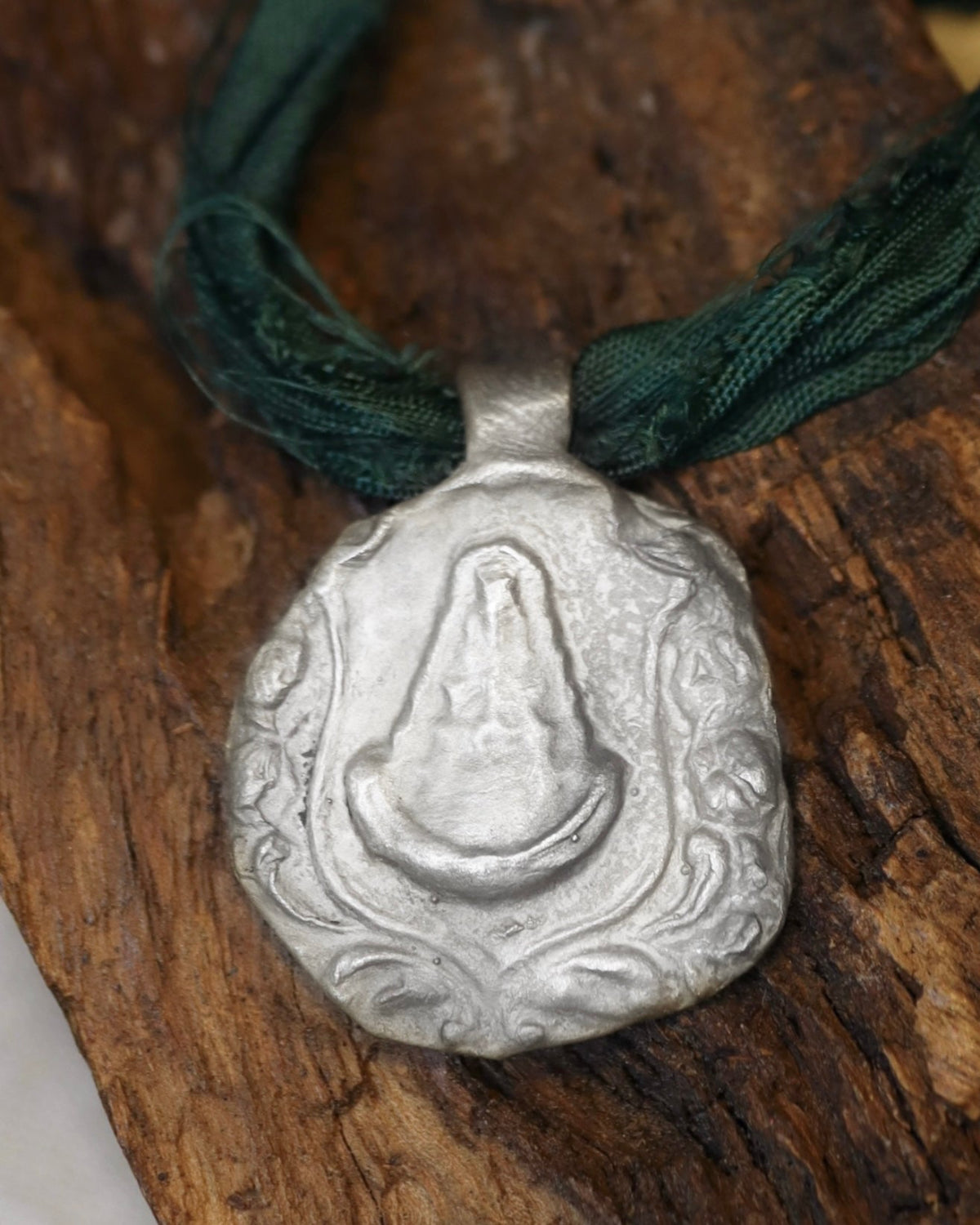 Virgen del Rocío Colgante - Plata