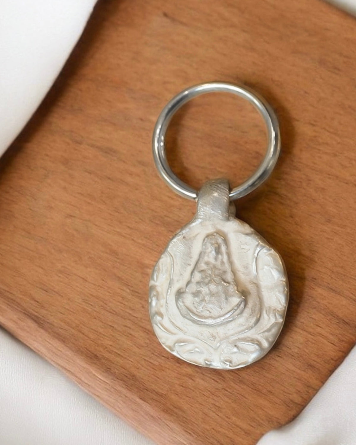 Virgen del Rocío Llavero - Plata