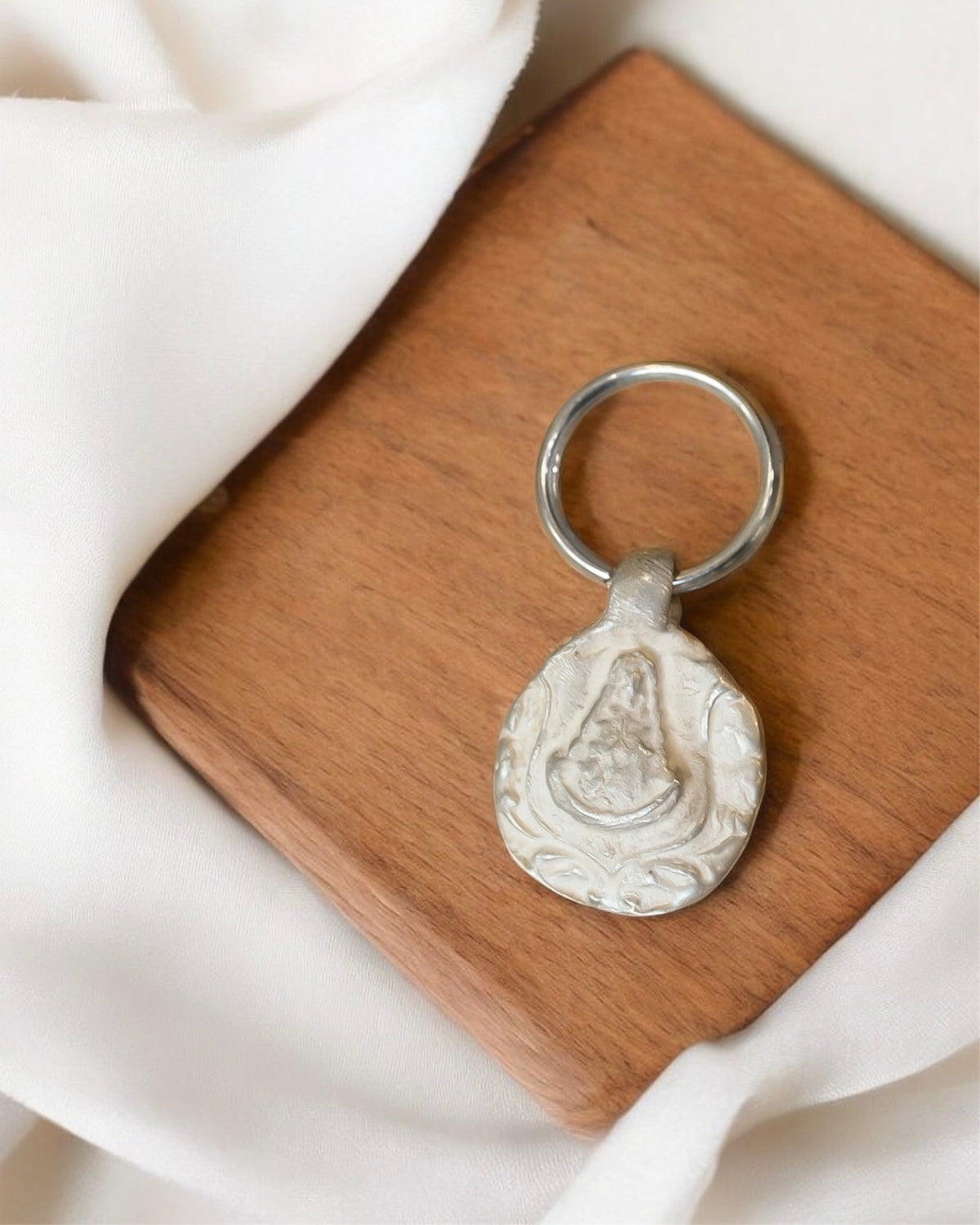 Virgen del Rocío Llavero - Plata
