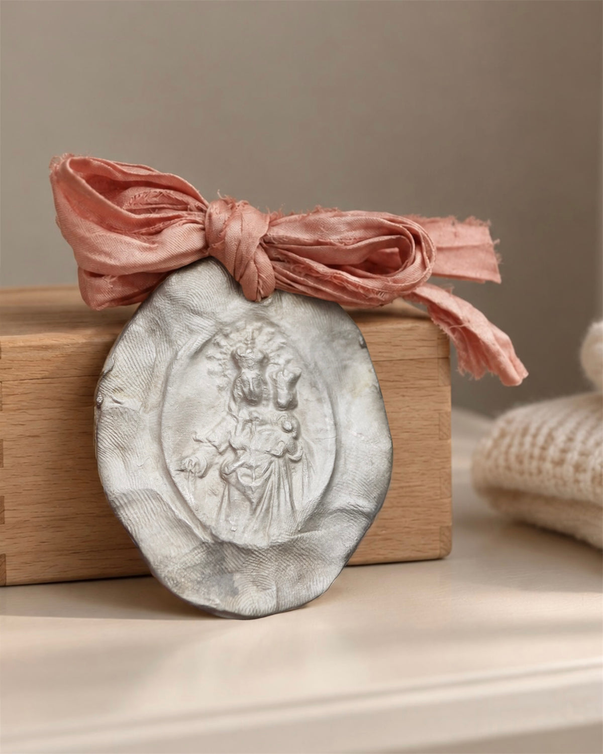 Virgen del Rosario Carrito - Plata