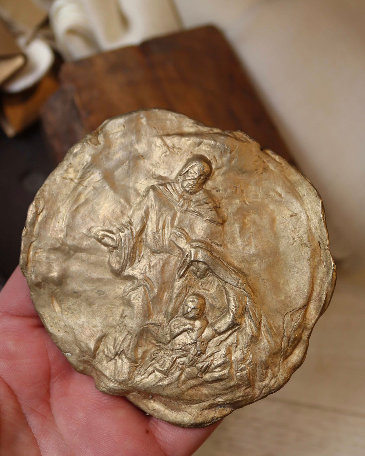 Sagrada Familia Gaudí - Gilt brass