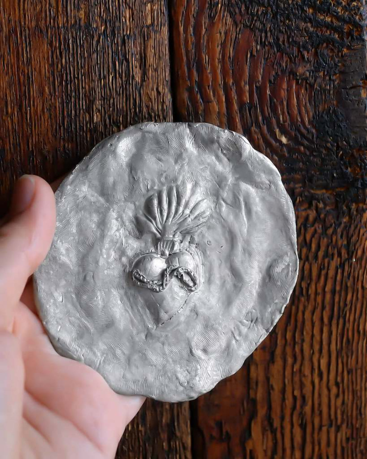 Sagrado Corazón de Jesús- Plata