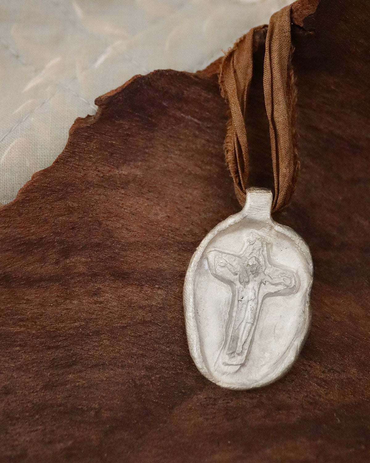 Cruz Schoenstatt Colgante - Plata