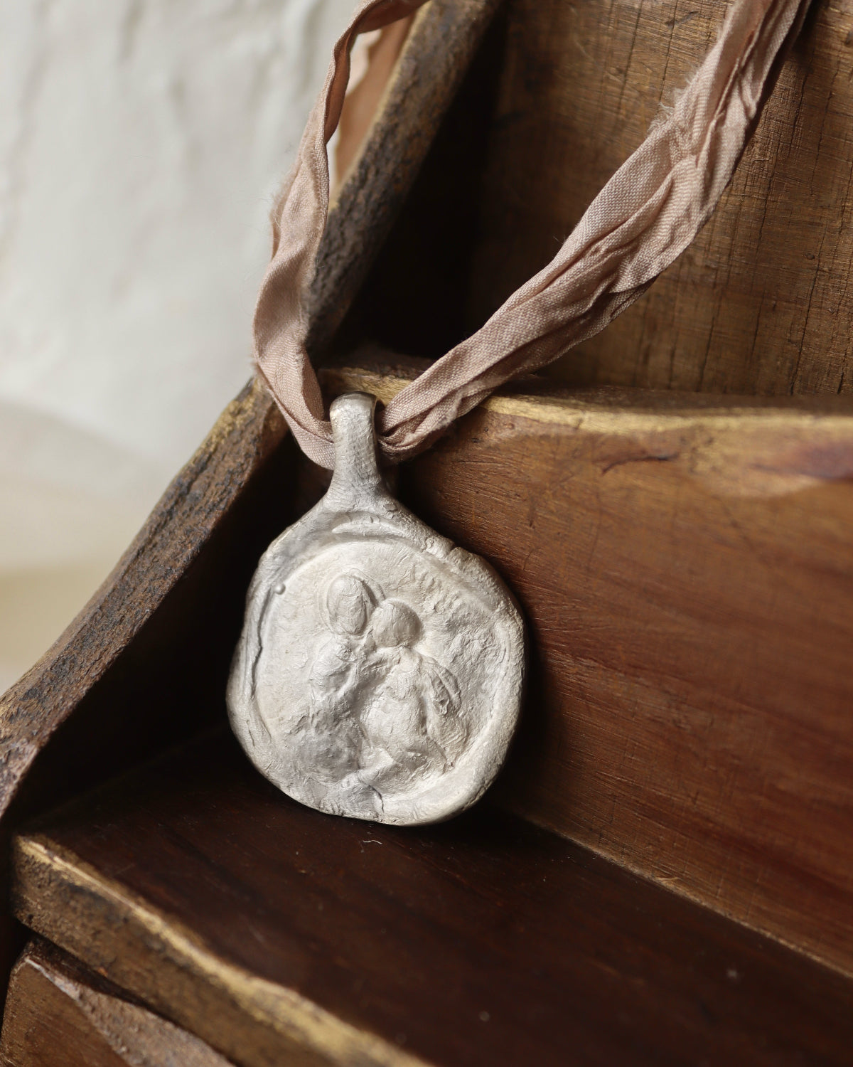 Virgen de Schoenstatt Colgante - Plata