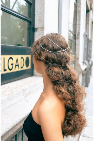 Casquete articulado en plata. Hecho artesanalmente en España por Sandra Bellew.